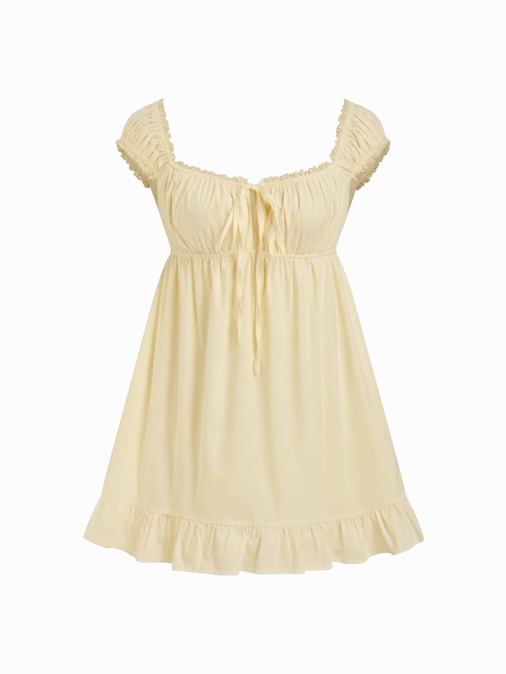 Square neck puff sleeve dress NWT